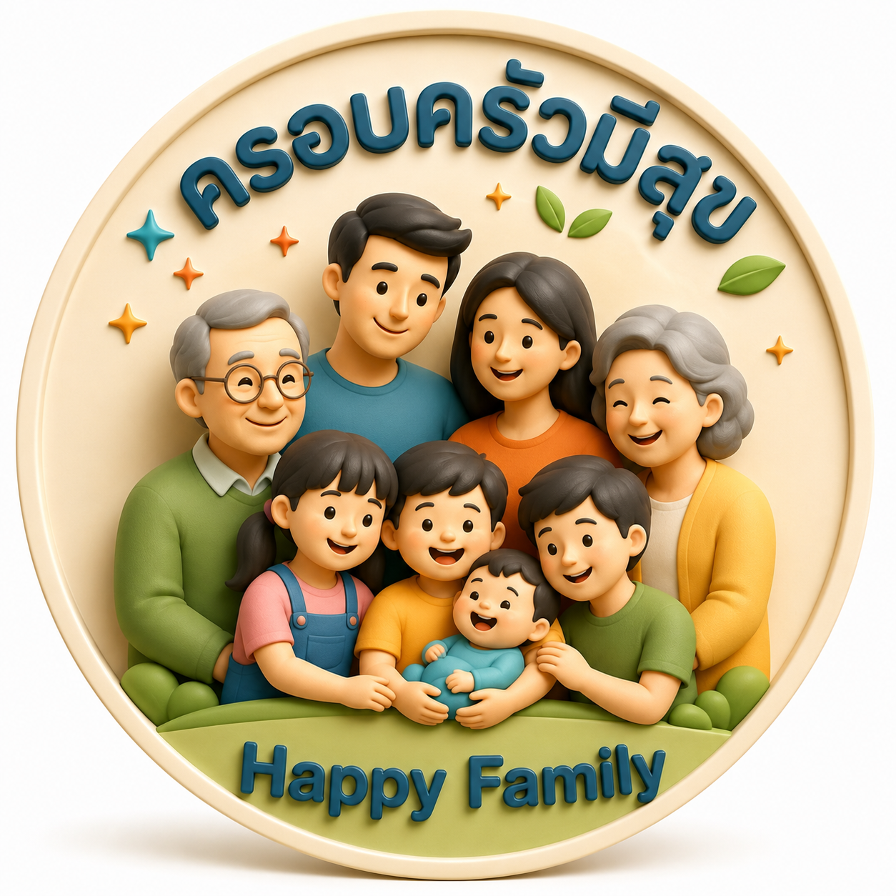 ครอบครัวมีสุข โลโก้
